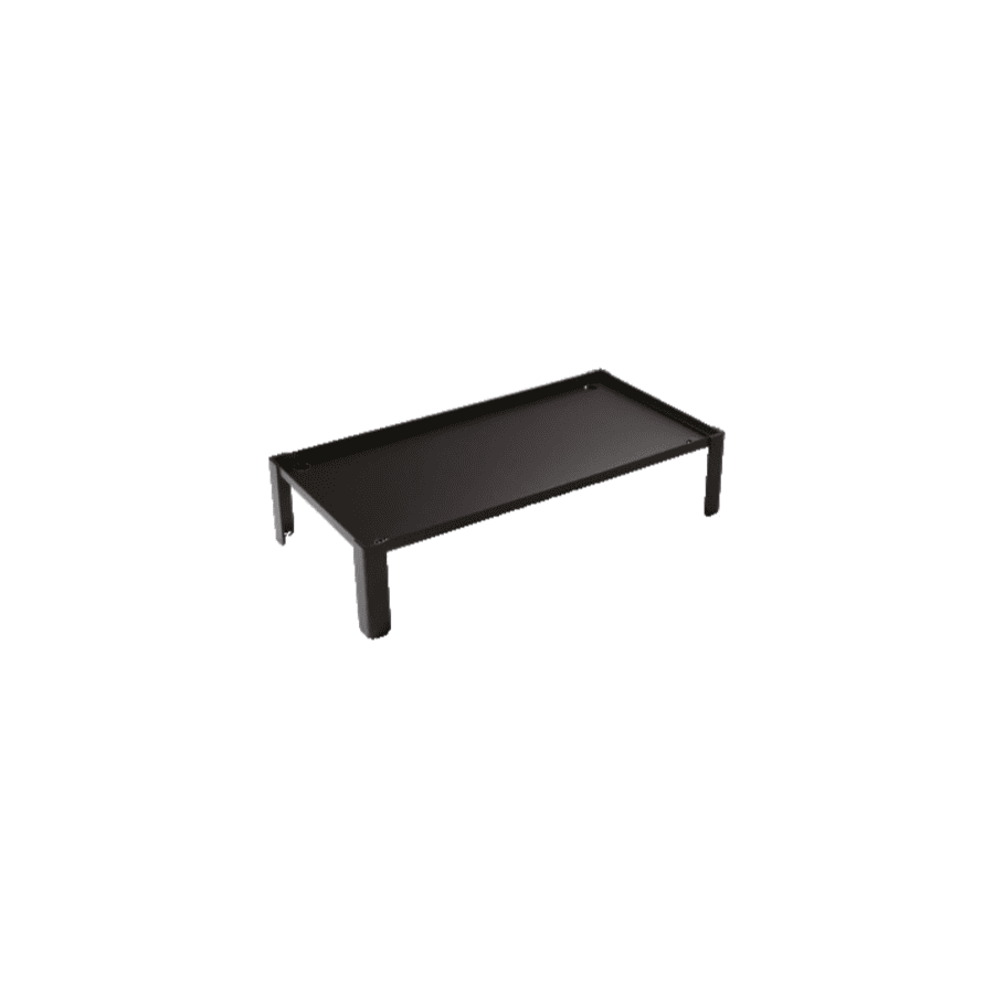 Alzata presentazione domino nera cm.20x40x9