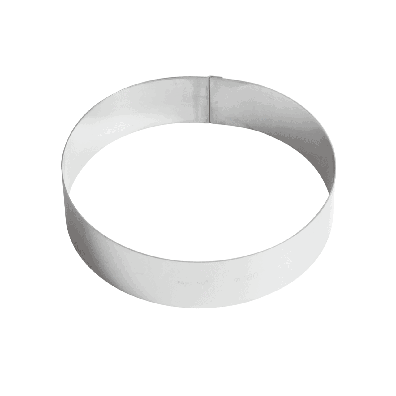 Anello per mousse inox cm.18×4,5h