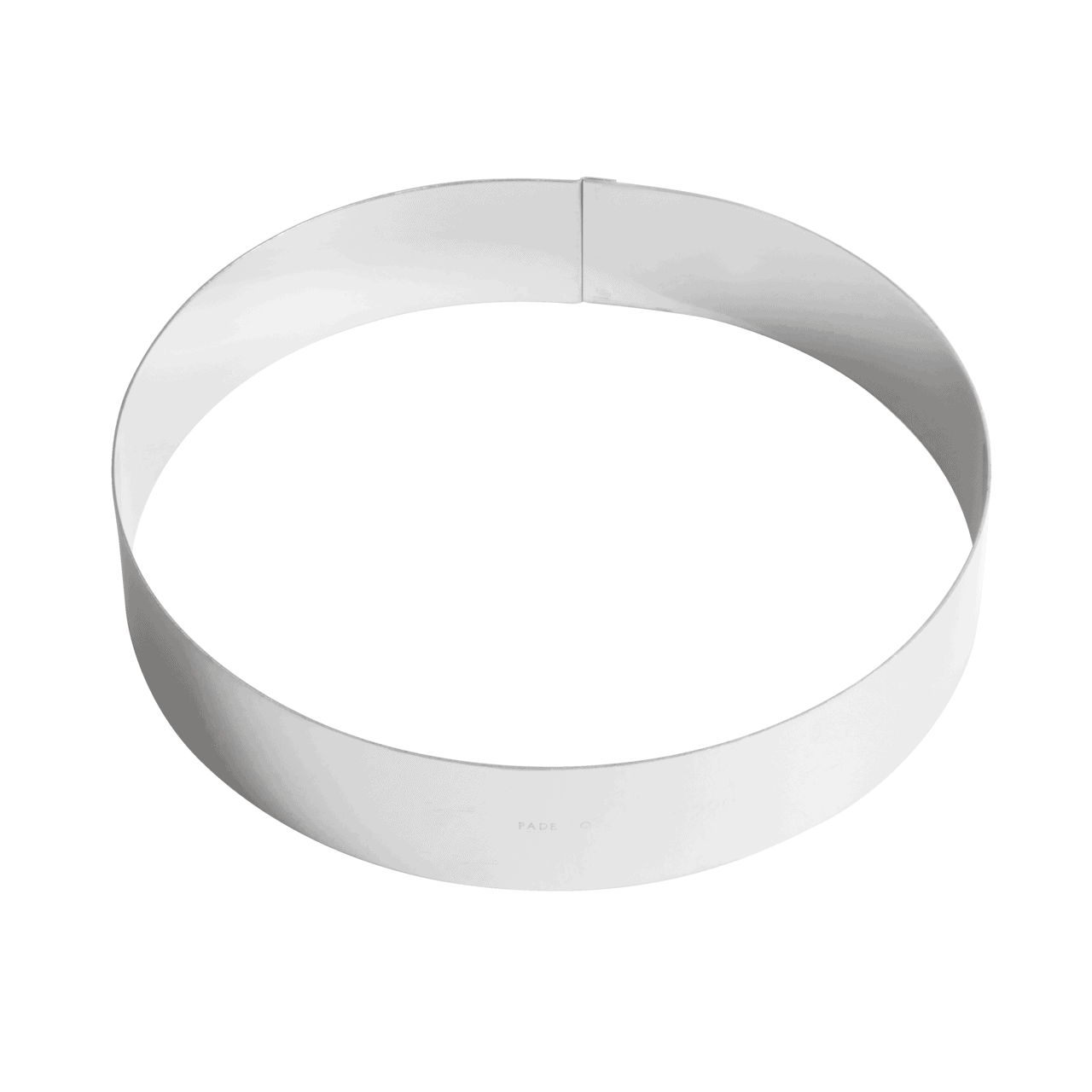 Anello per mousse inox cm.22×4,5h