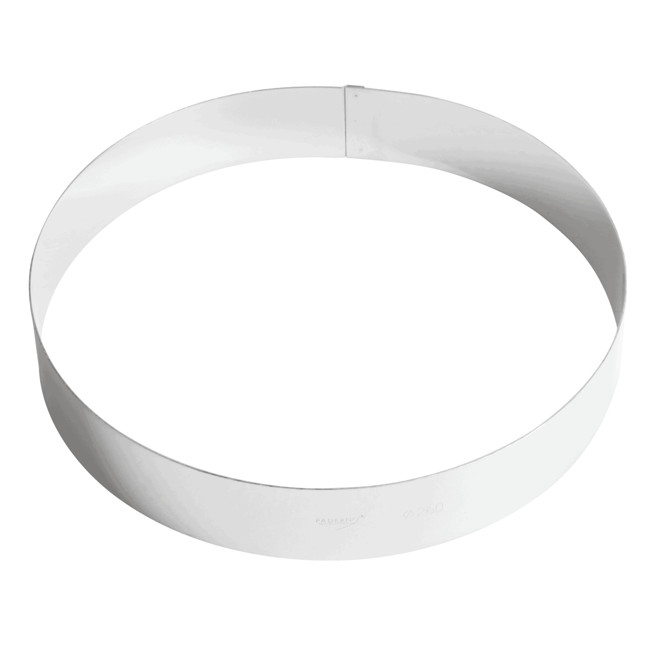Anello per mousse inox cm.26×4,5h