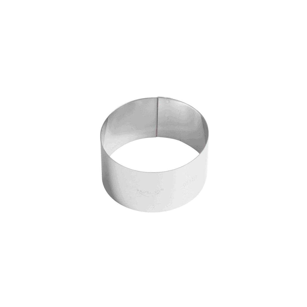 Anello per mousse inox cm.8×4,5h