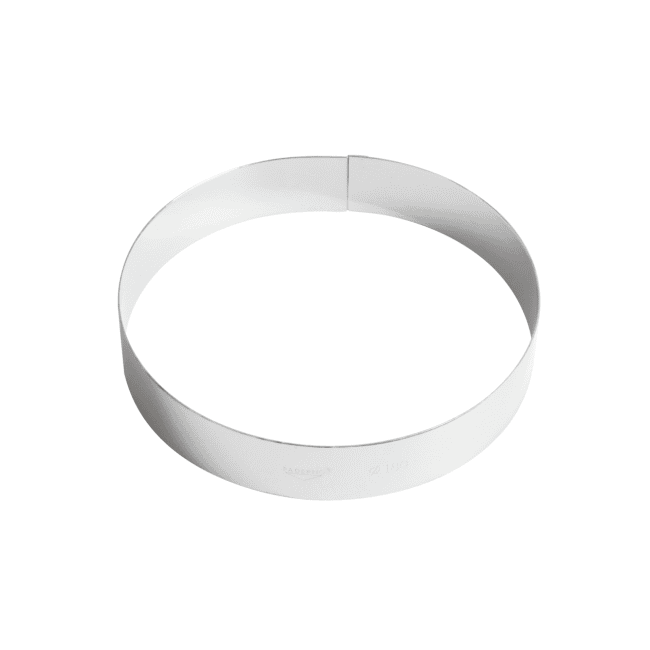 Anello per torte inox cm.18×3,5h