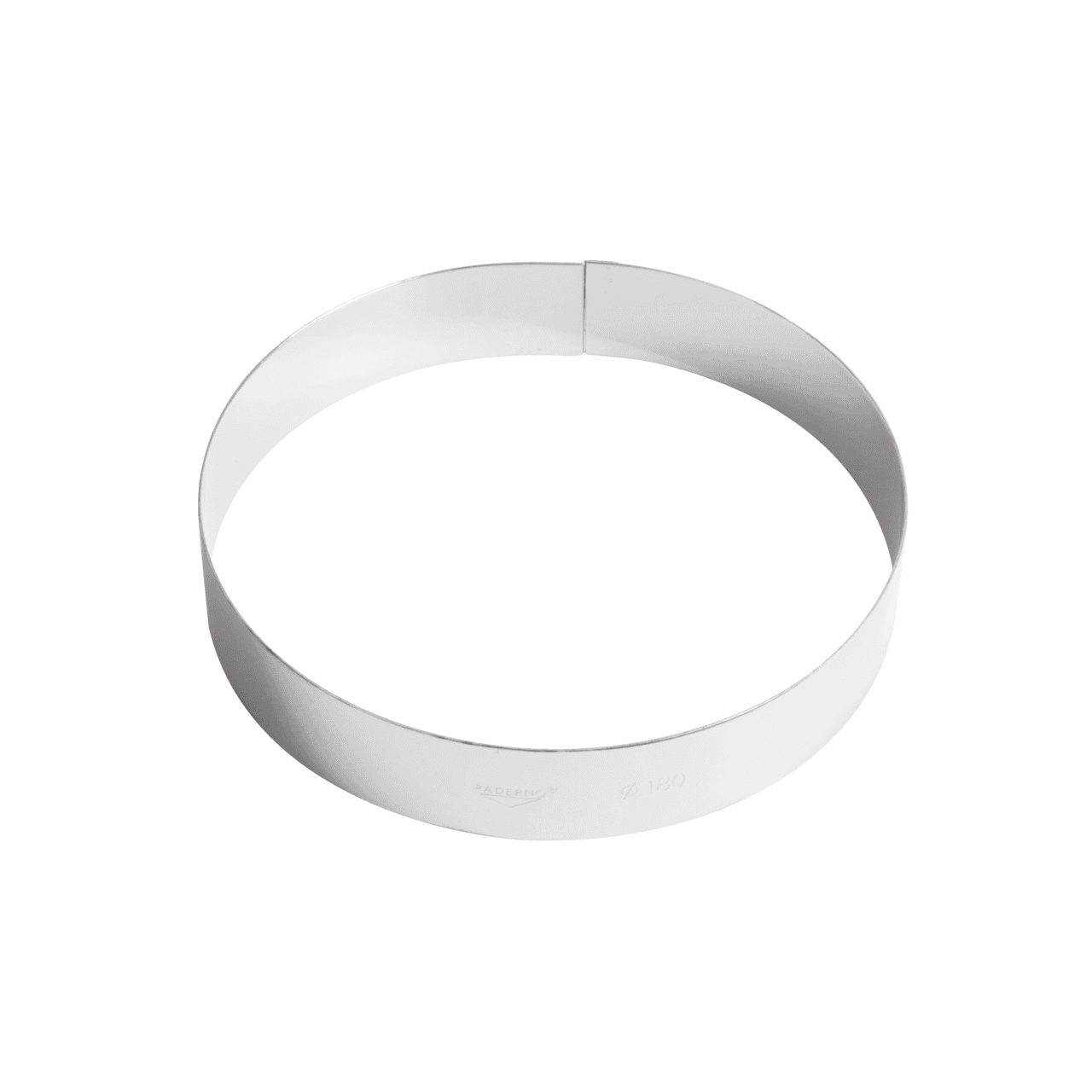 Anello per torte inox cm.18×3,5h