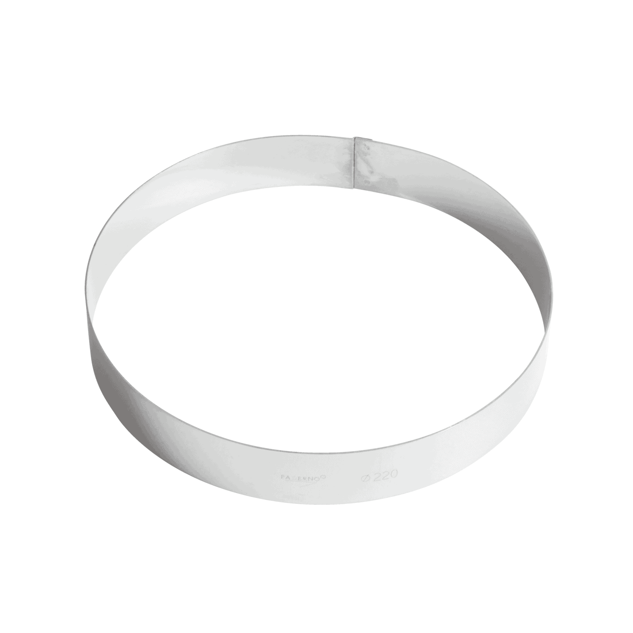 Anello per torte inox cm.22×3,5h