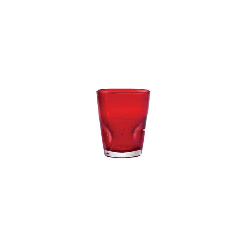 Bicchiere dali rosso cl.35