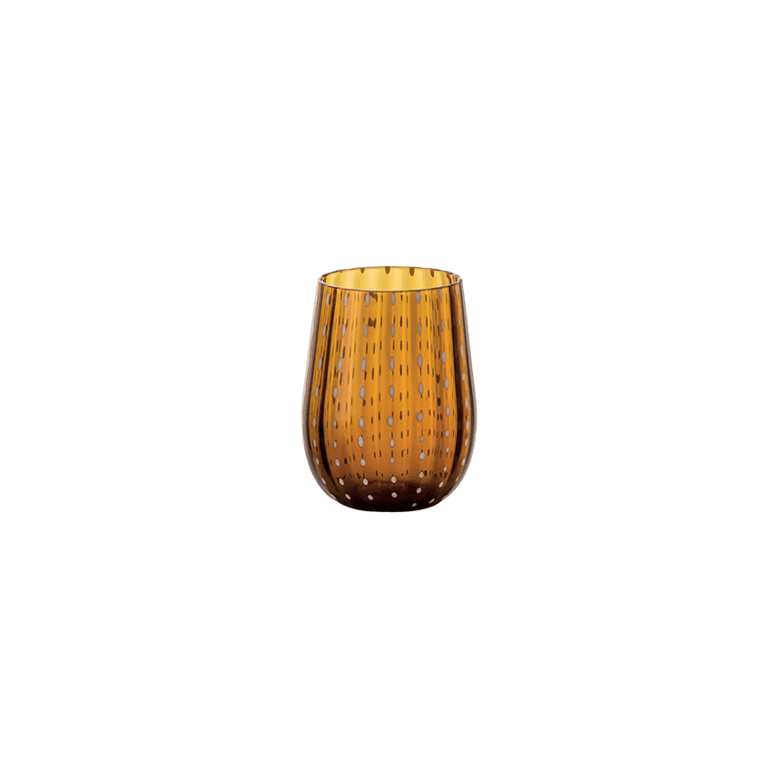 Bicchiere gocce ambra cl.40