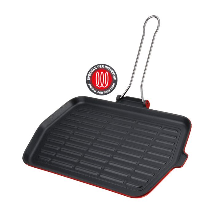 Bistecchiera ghisa per induzione cm.23×36