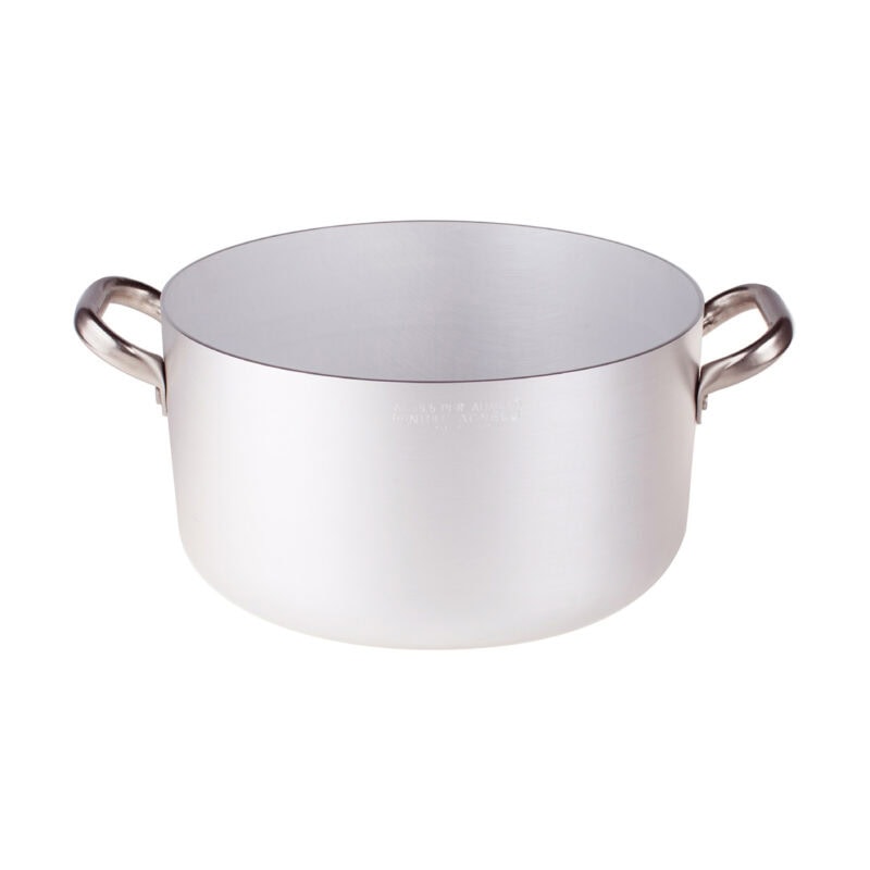Casseruola alta alluminio due maniglie cm.20