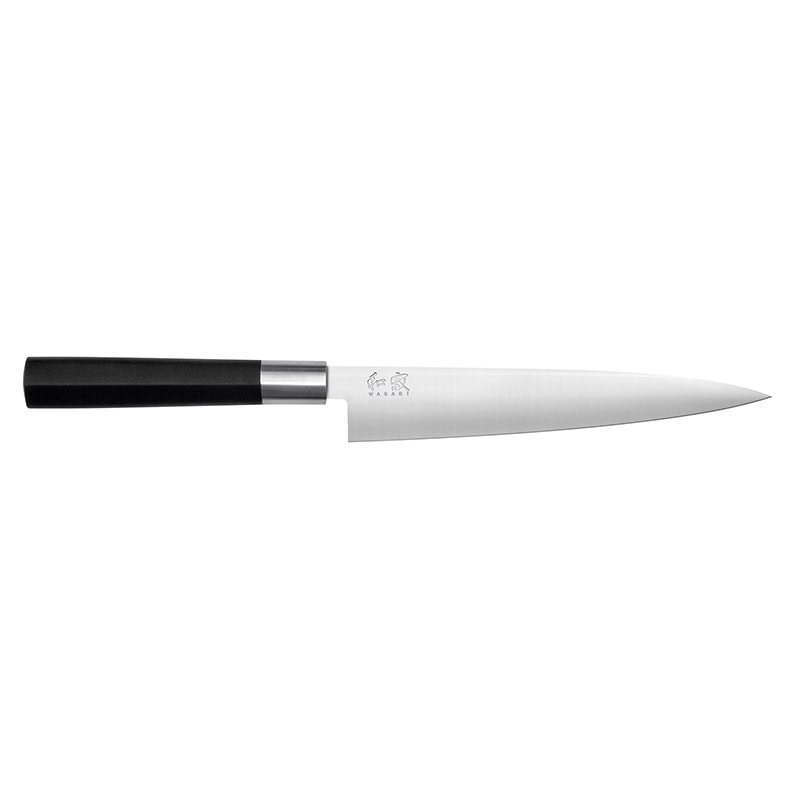 Coltello trinciante stretto flex wasabi black cm.18