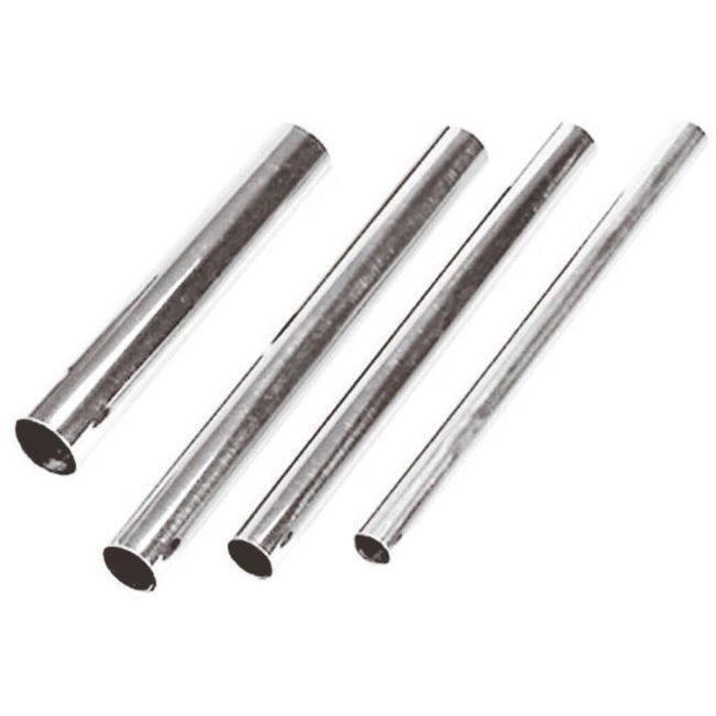 Confezione 10 cannoli inox cm.9,2×1,5