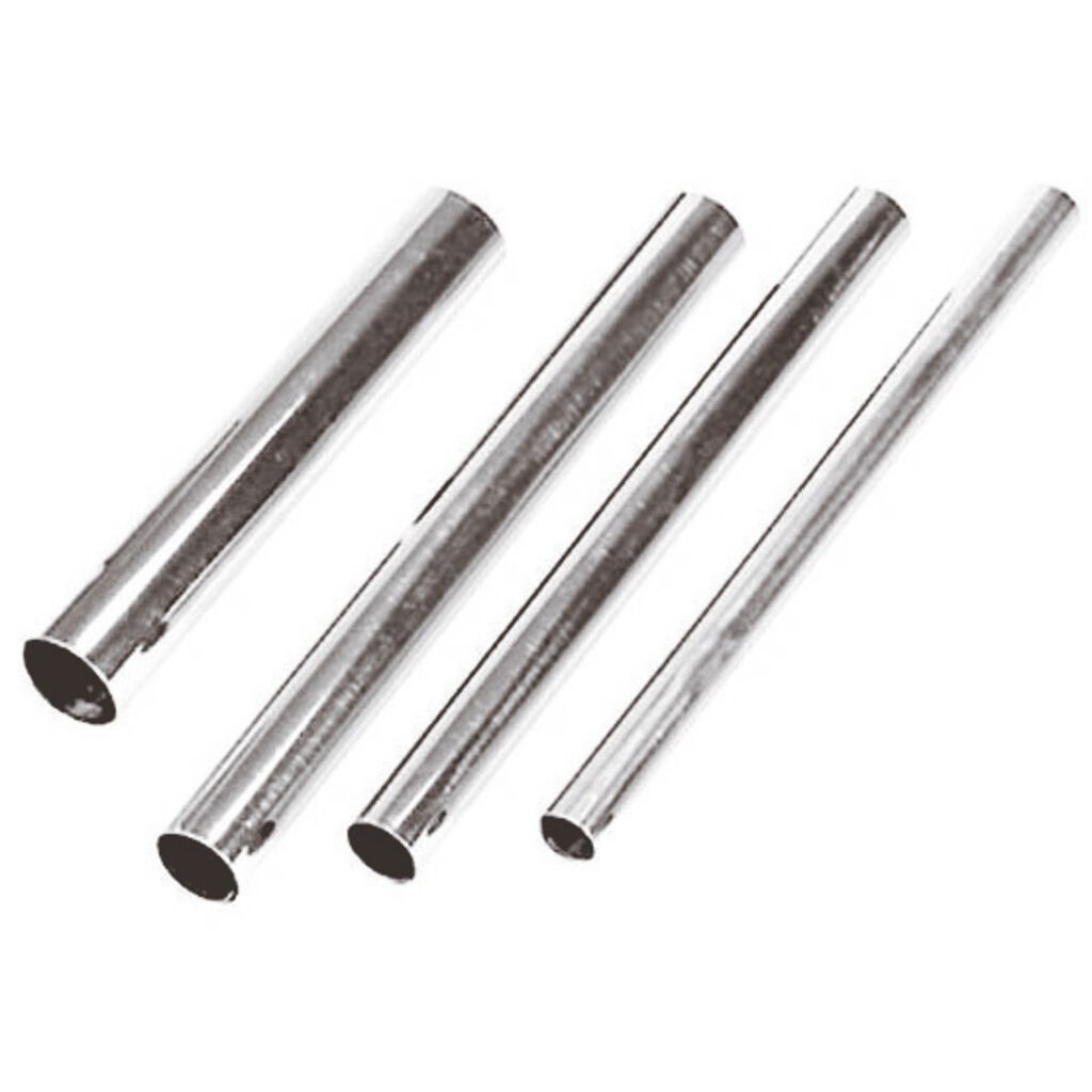 Confezione 10 cannoli inox cm.9,2×1,5