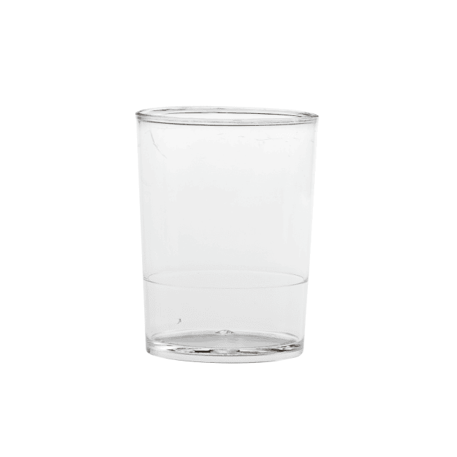 Confezione 100 bicchieri cilindrici riutilizzabili cm.5×6,5h