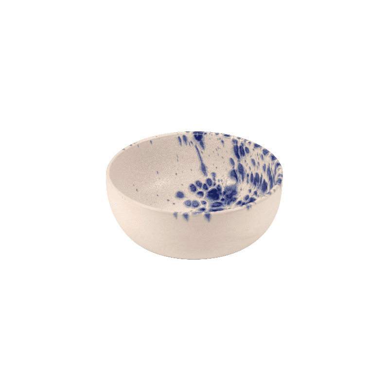 Coppa alta phobos bianco/blu cm.18×8,5h