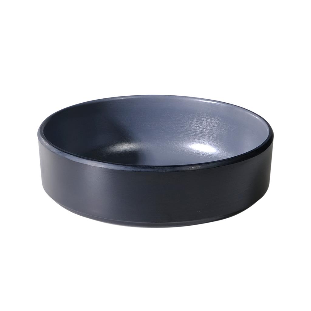 Coppa melamina bicolor grey cm.15