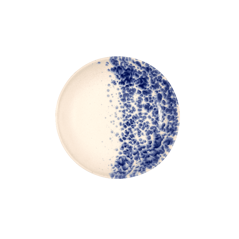 Coppa phobos bianco/blu cm.28