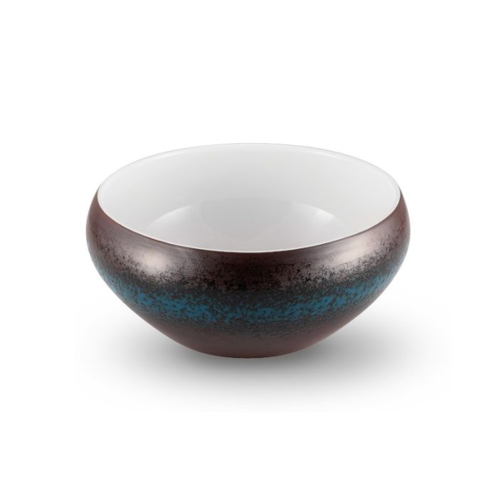 Coppa rotonda estia blu cm.18