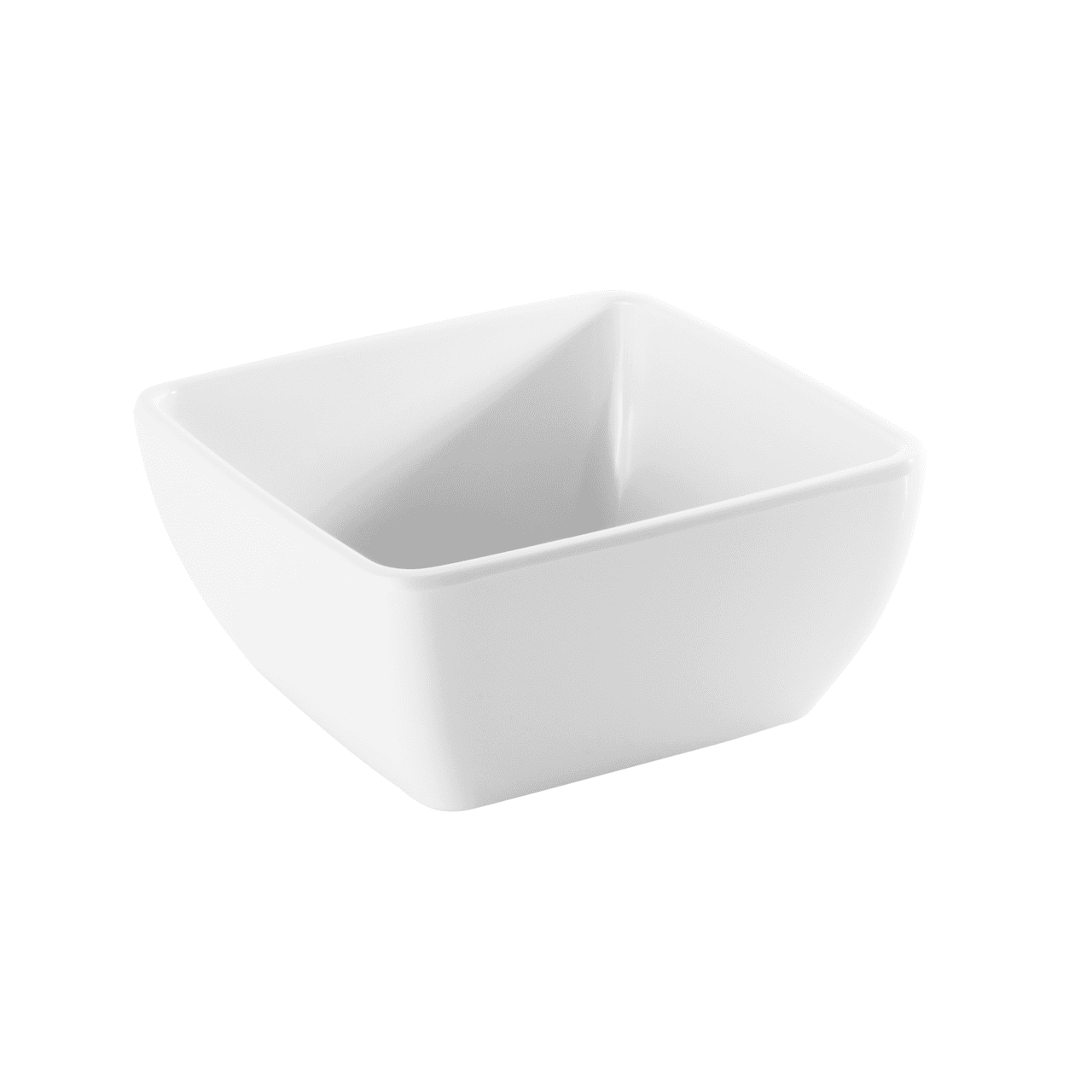 Coppetta melamina quadra bianca easy black&white cm.9x9x4