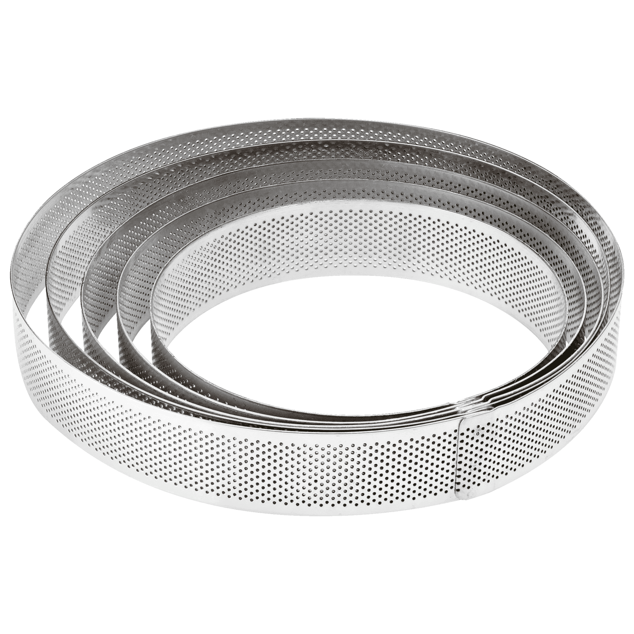 Fascia microforata inox cm.7×3,5h