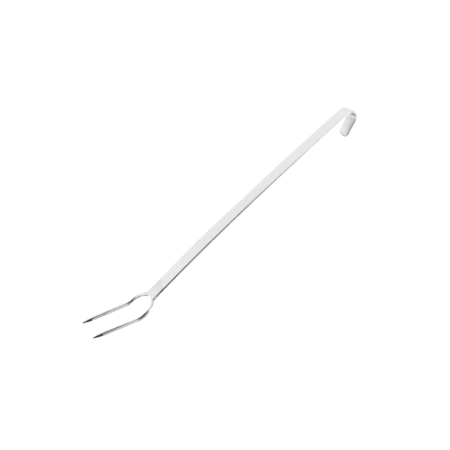 Forchettone 2 rebbi inox cm.50