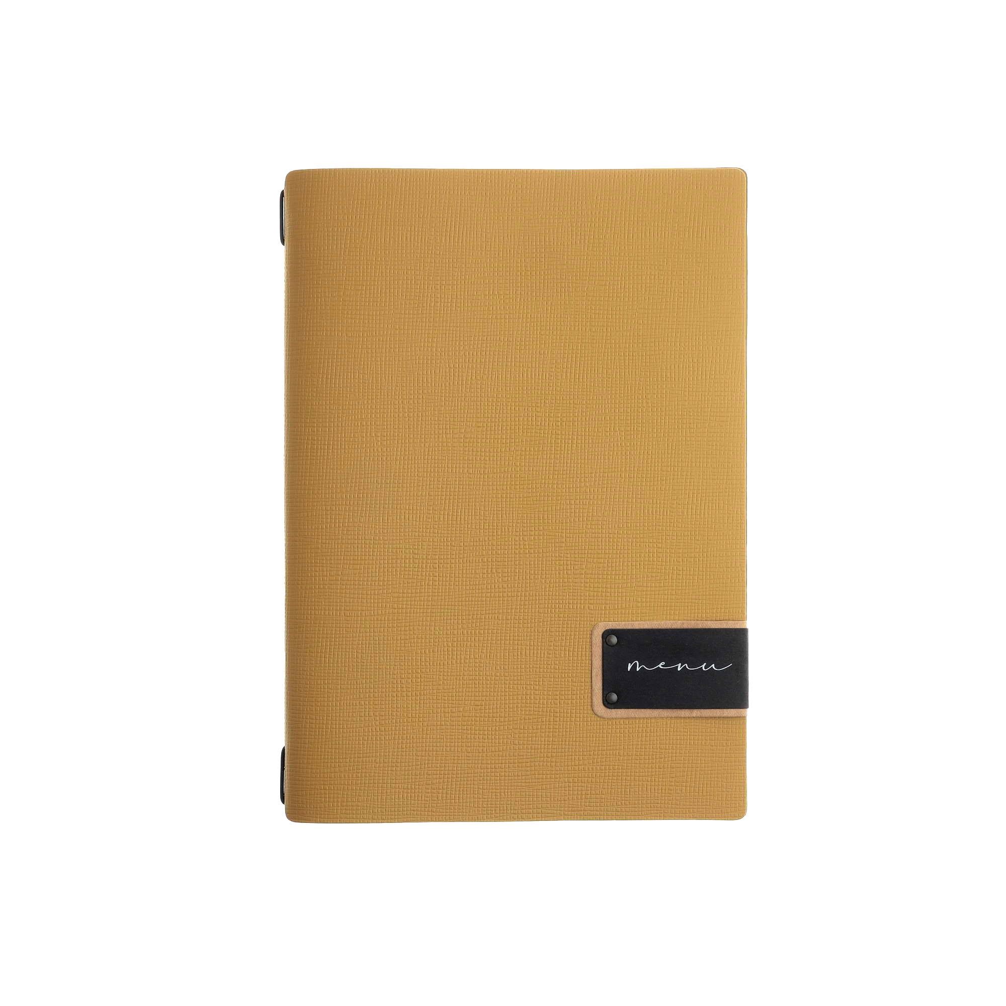 Porta menu chef ocra a4 solo elastico