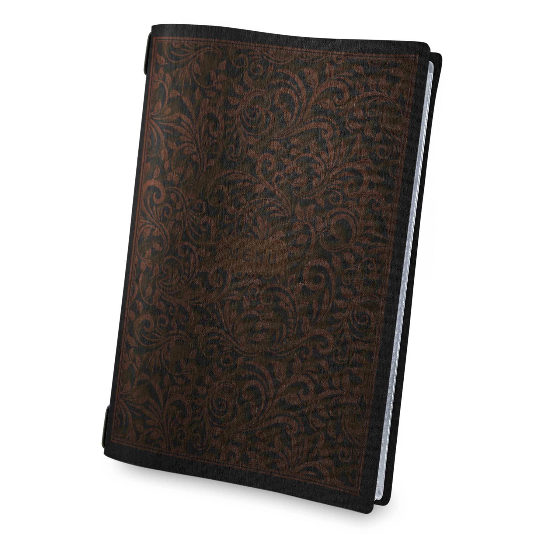 Porta menu custom premium barocco a4 solo elastico