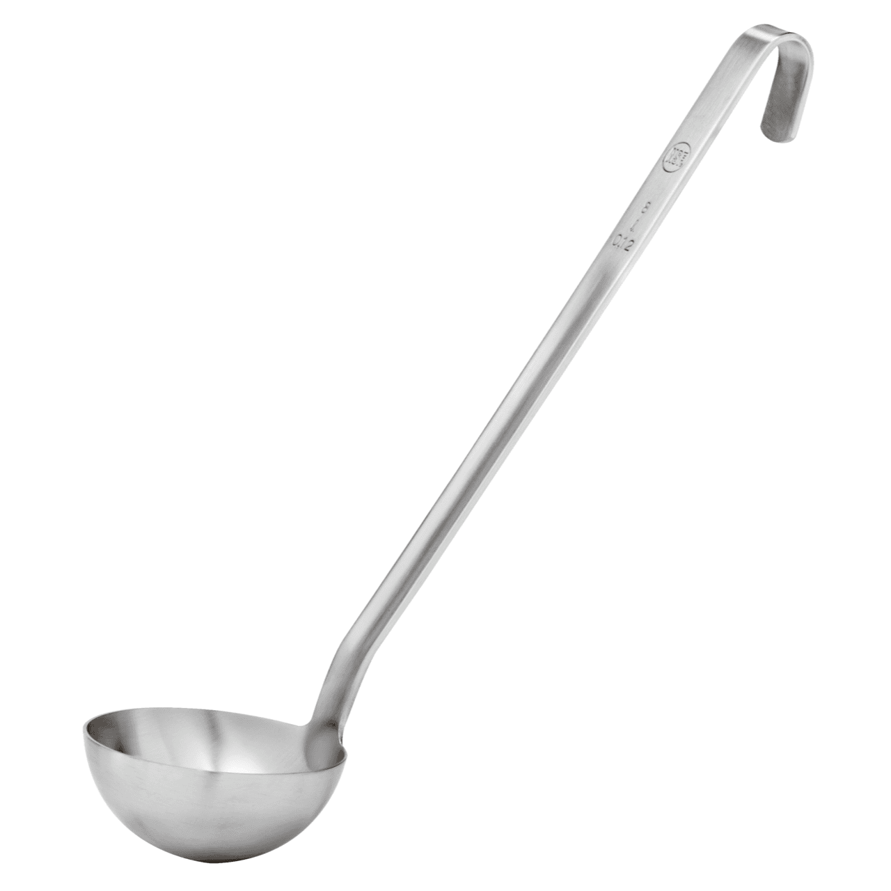 Mestolo inox unipezzo cm.16