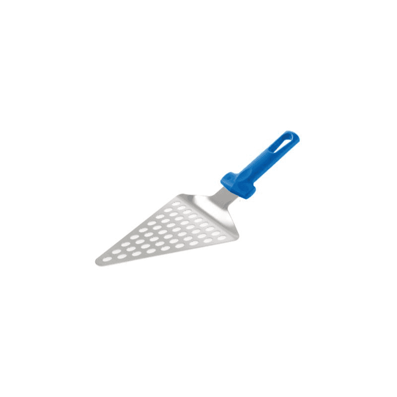 Paletta triangolare forata inox cm.12×15
