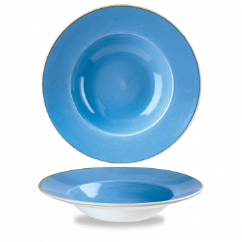Pasta bowl stonecast cornflower blue cm.28