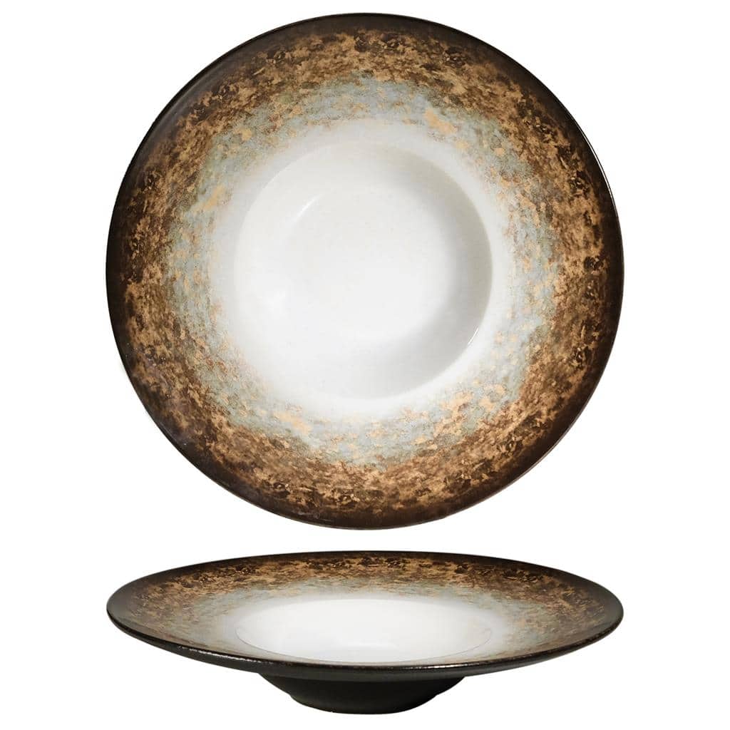 Pasta bowl wall brown cm.27,5
