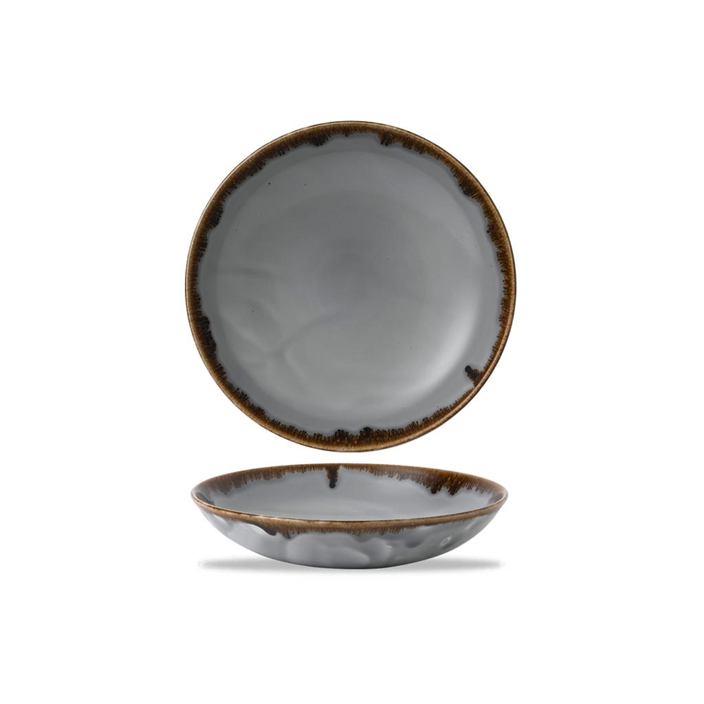 Piatto fondo bowl coupe harvest grey cm.24,8