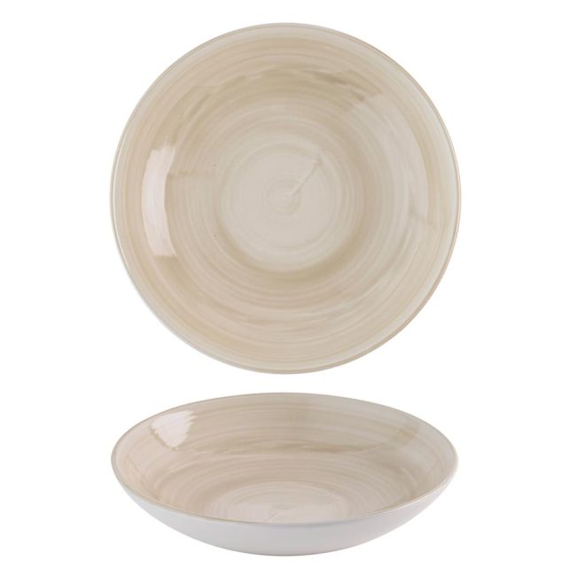 Piatto fondo bowl coupe stonecast canvas natural cm.24,8