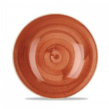 Piatto fondo bowl coupe stonecast spiced orange cm.24,8