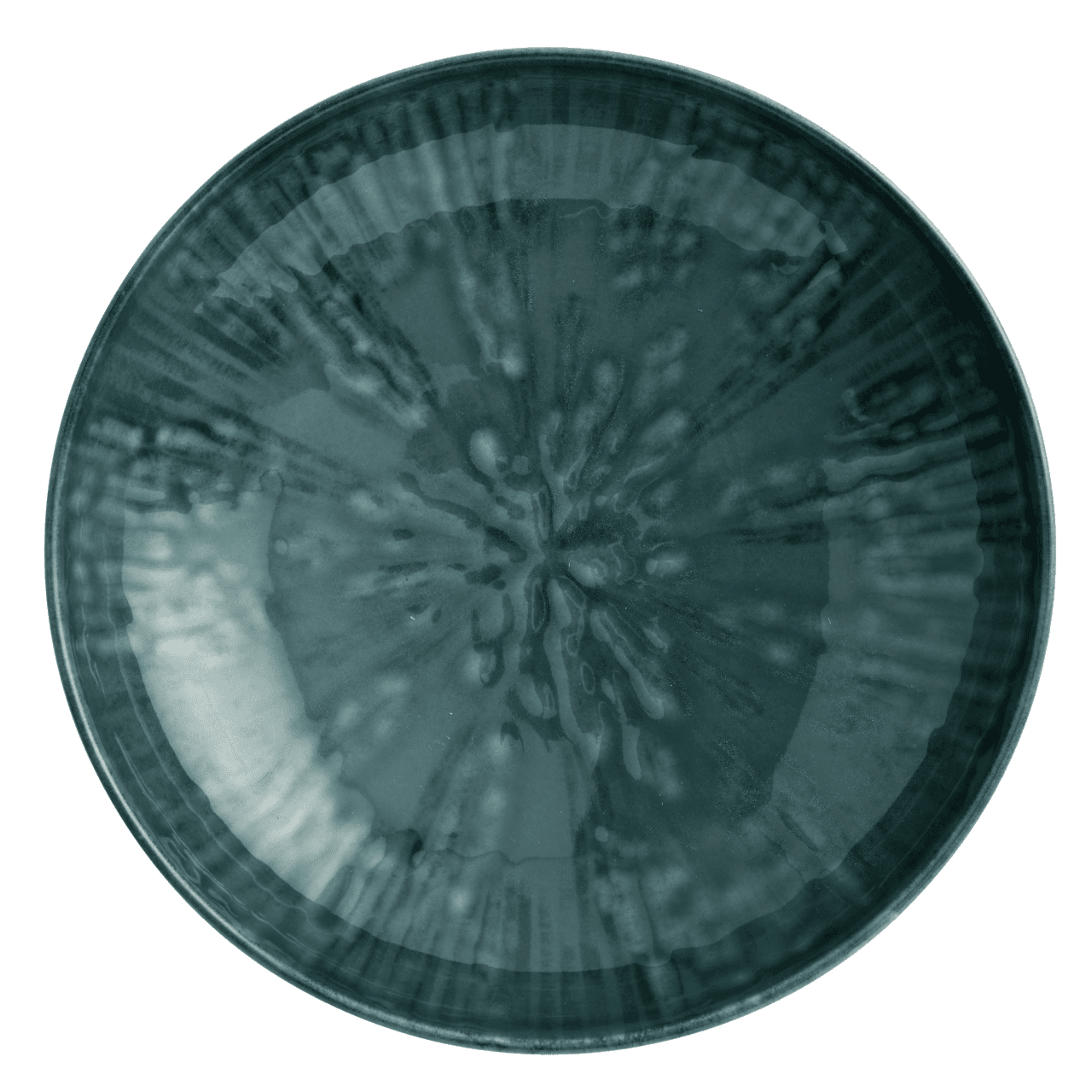 Piatto fondo fusion blue cm.22
