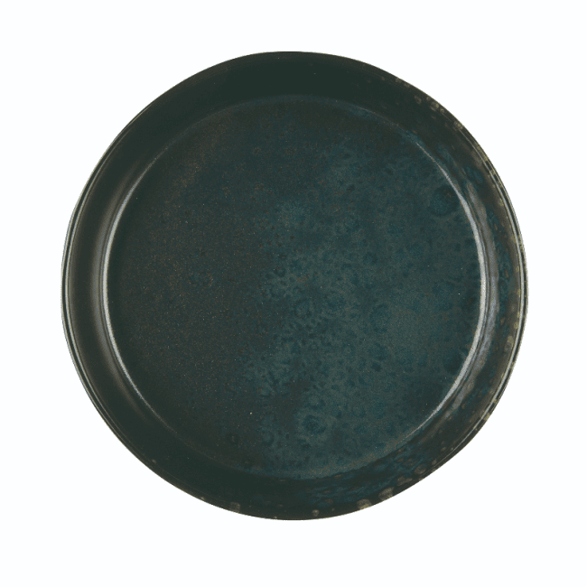 Piatto fondo phobos nero cm.18