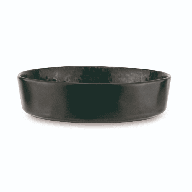 Piatto fondo phobos nero cm.18