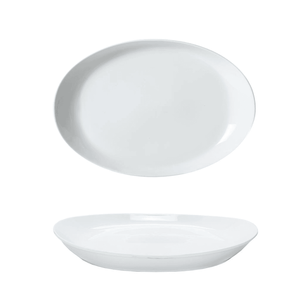 Piatto ovale coupe royal porcelain cm.28