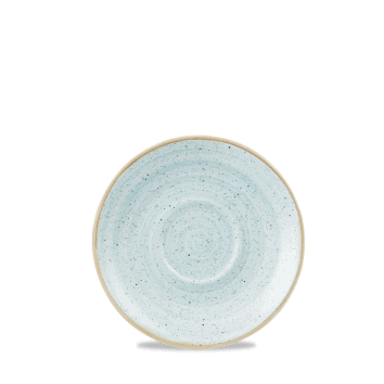 Piatto per tazza cappuccino stonecast duck egg blue cm.15,6