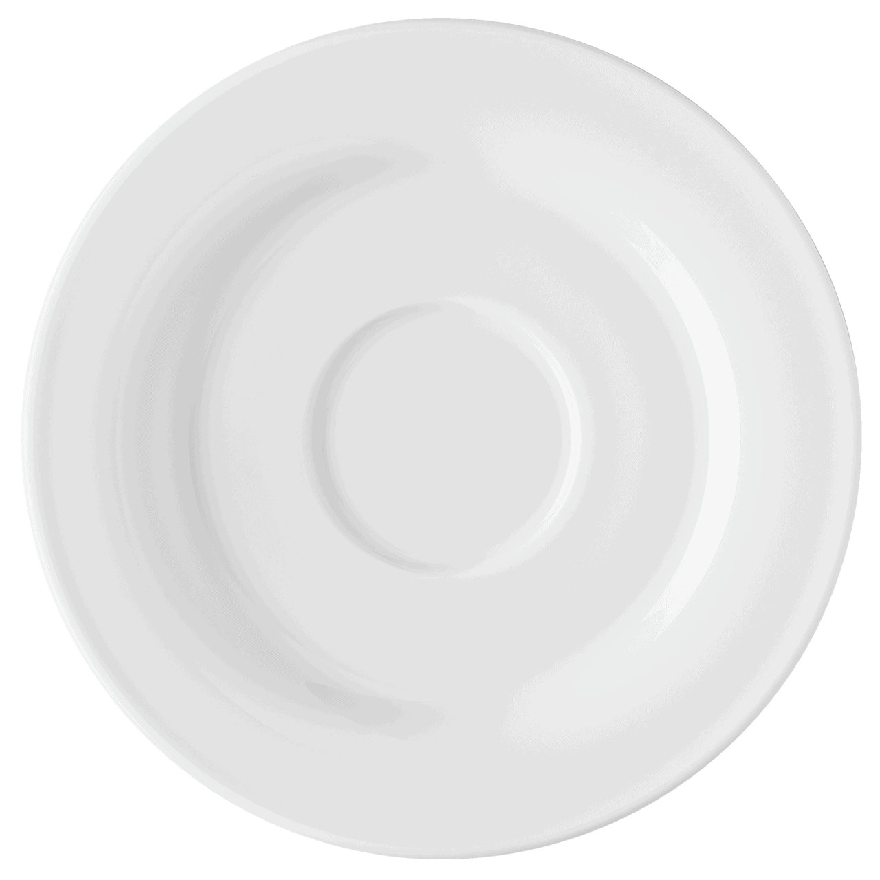 Piatto per tazza cappuccino uovo cm.15