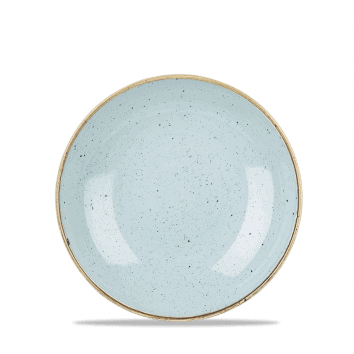 Piatto piano coupe stonecast duck egg blue cm.16,5