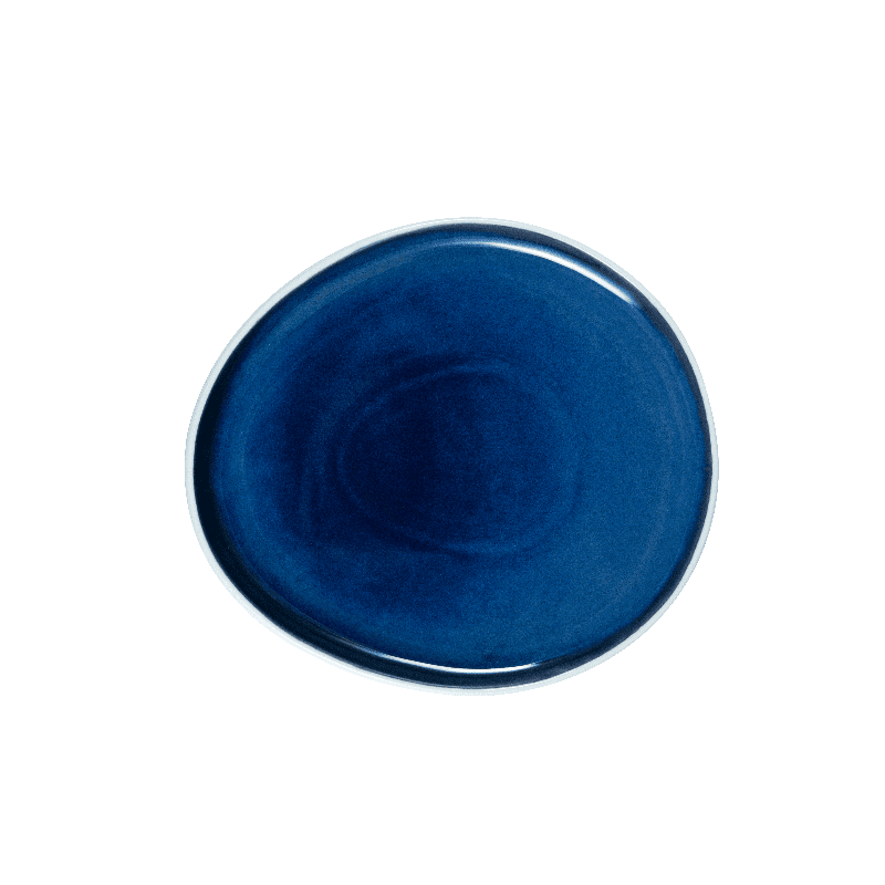 Piatto piano obliquo abyssos cm.26x23x3,5