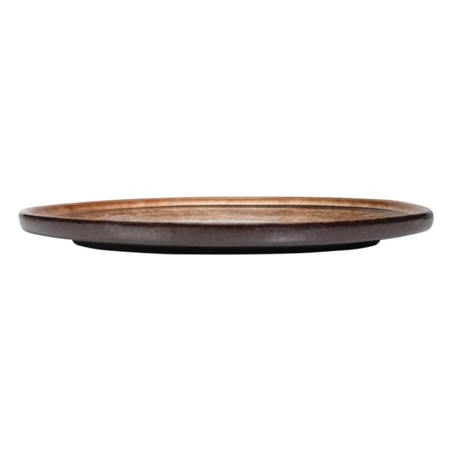 Piatto piano wall brown cm.26,5
