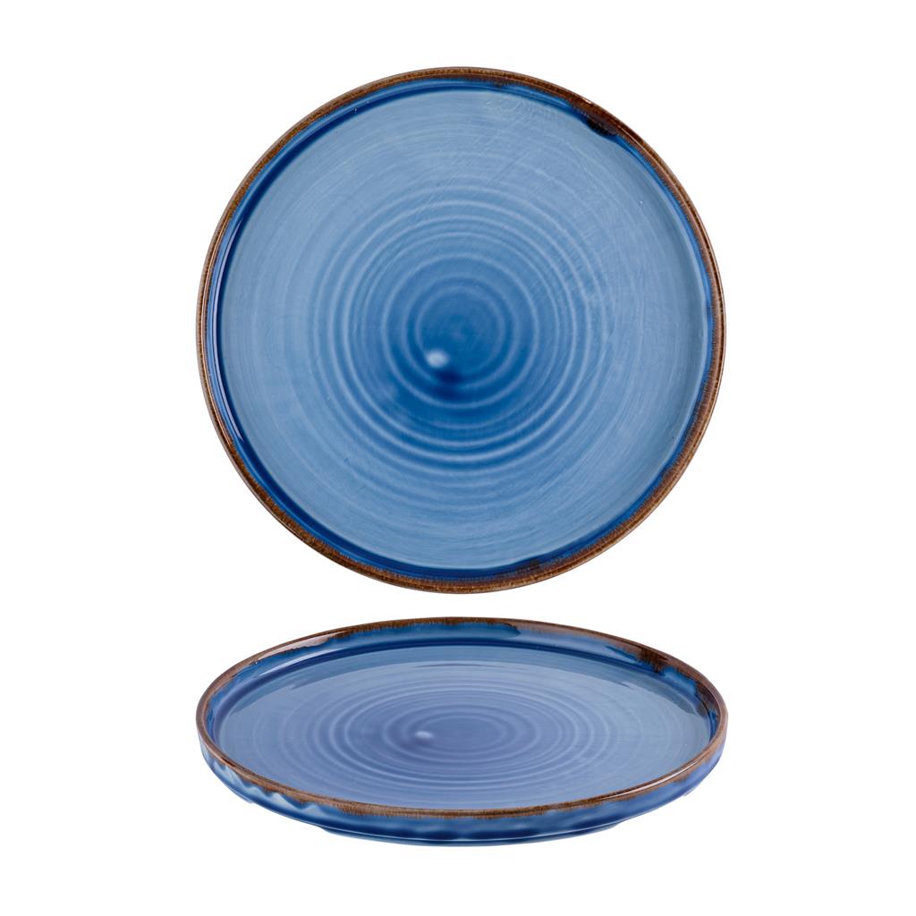 Piatto piano walled harvest indigo cm.21