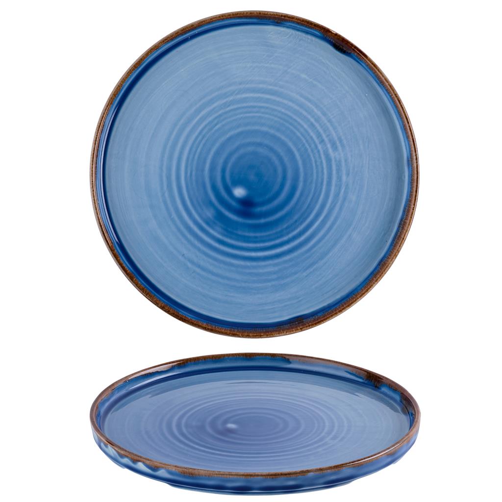Piatto piano walled harvest indigo cm.26
