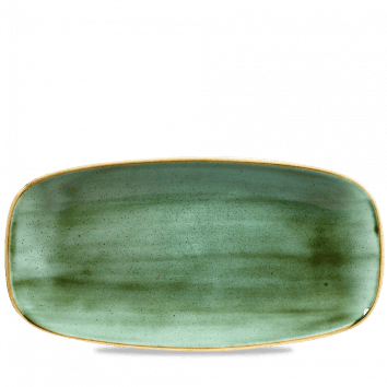 Piatto rettangolare oblong chef stonecast samphire green cm.29,8×15,3