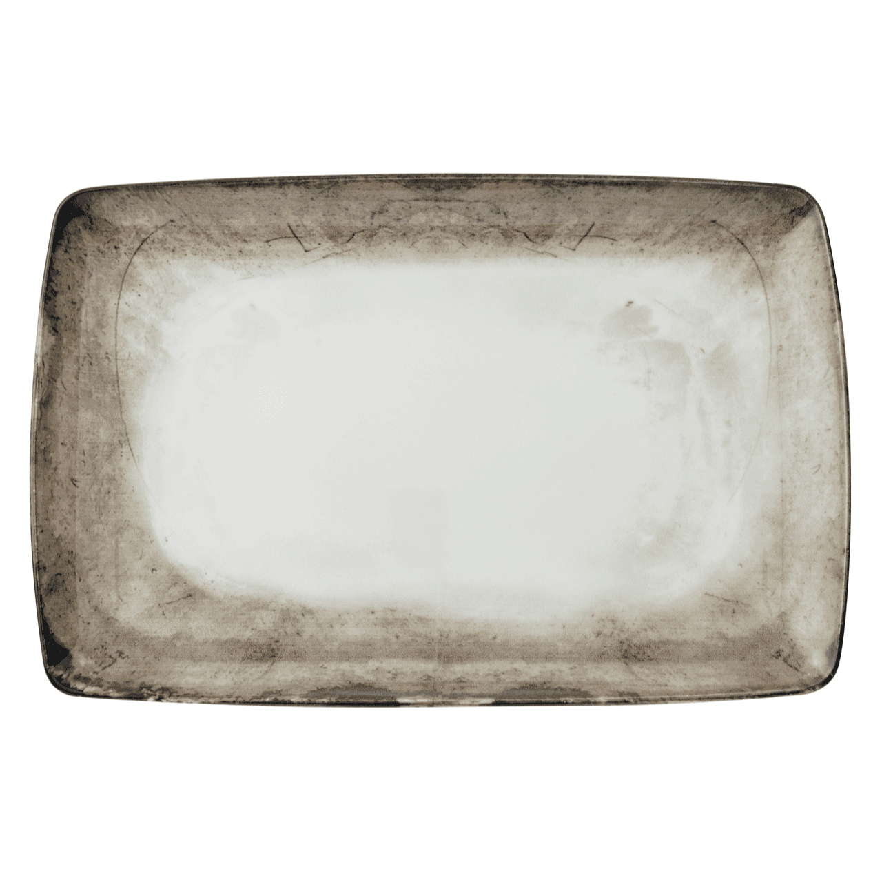 Piatto rettangolare shade earth cm.35×22