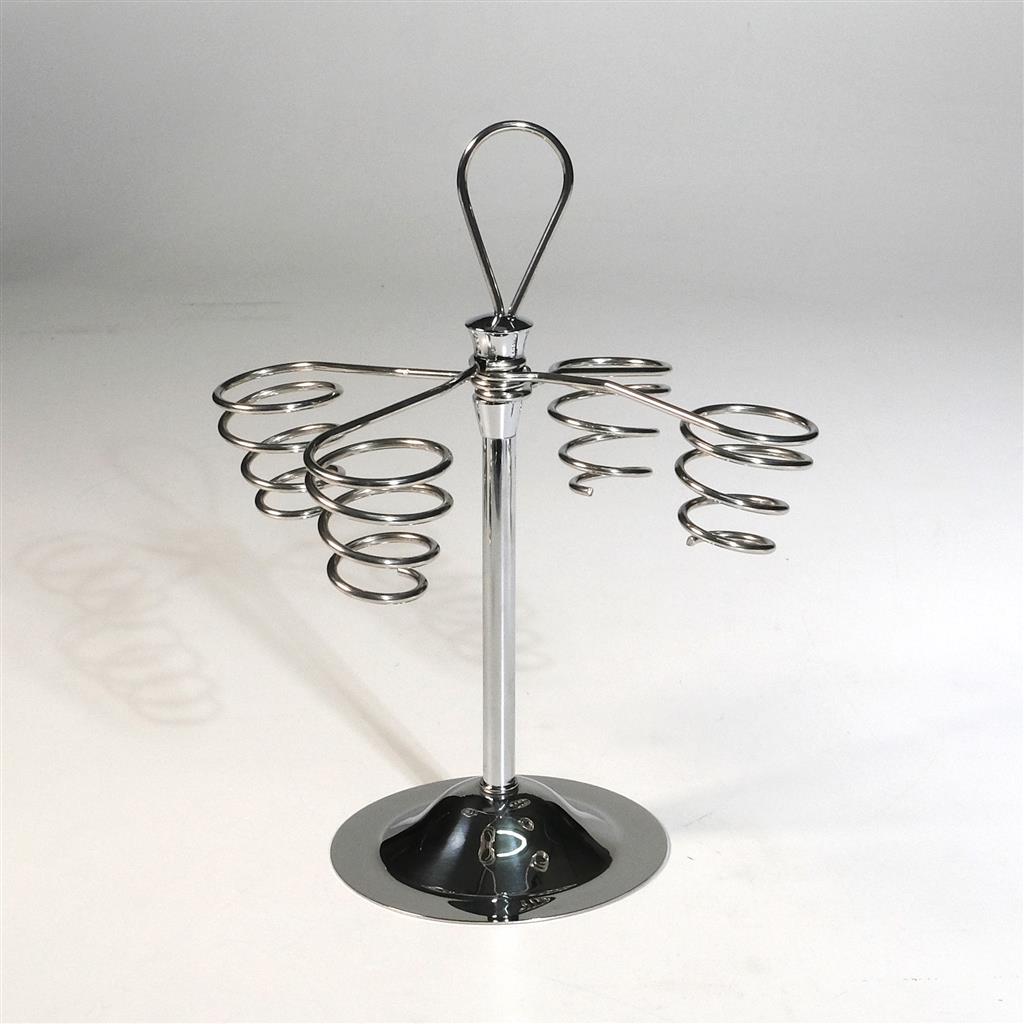 Portaconi inox quattro posti