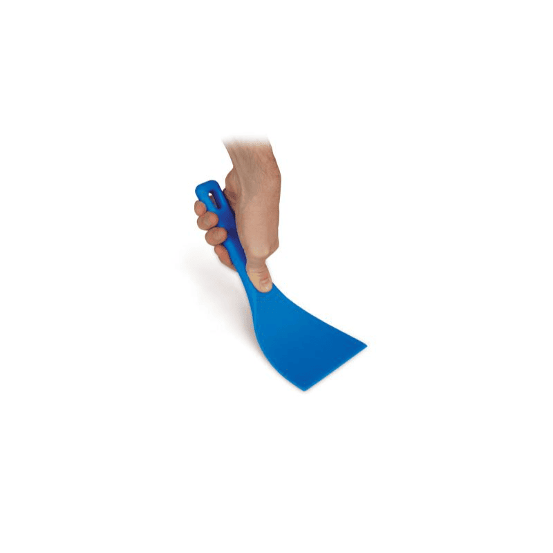 Spatola flessibile antiurto azzurra cm.12