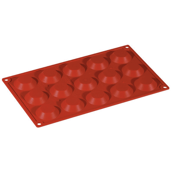 Stampo silicone 15 tarteletta mm.Ø50x15h