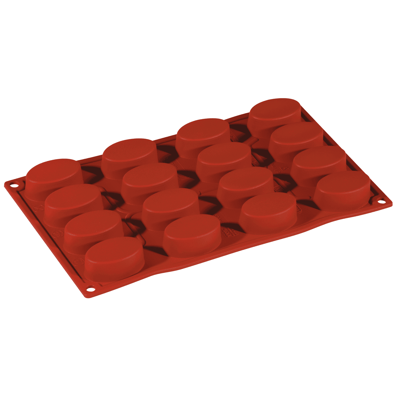 Stampo silicone 16 mini ovale mm.Ø53x33h