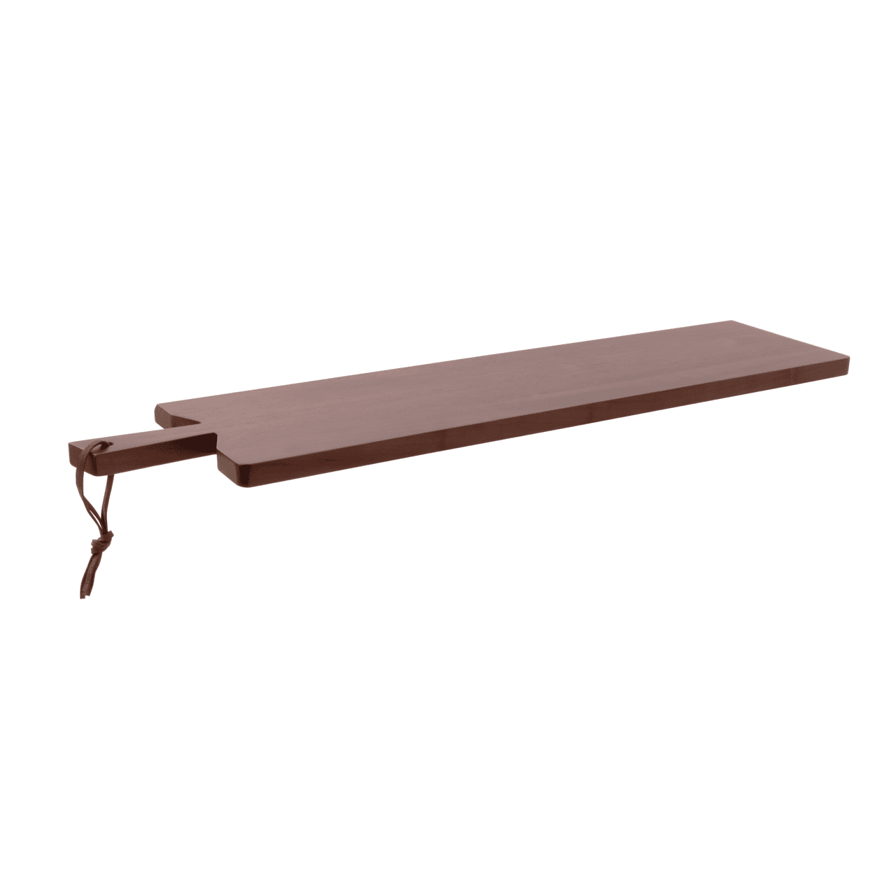 Tagliere lungo con manico radici cm.80x20x2h